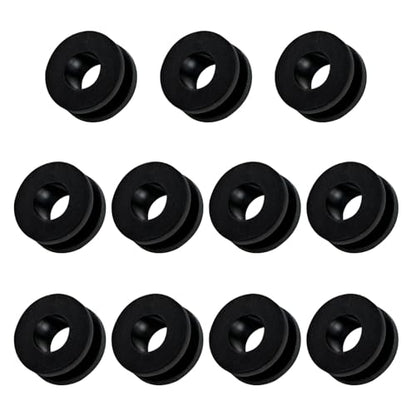 M6 Rubber Grommets Kit for Motorcycle Fairing, 20PCS Rubber Grommet Bushings Compatible with Yamaha Honda Kawasaki Suzuki, ATV Body Panel & Cowling Mount Replacement