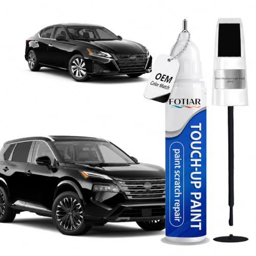 Touch Up Paint for Nissan Black Obsidian/Super Black KH3 Paint Code - color: Black Obsidian/Super Black (KH3)