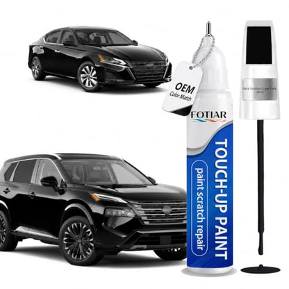 Touch Up Paint for Nissan Black Obsidian/Super Black KH3 Paint Code - color: Black Obsidian/Super Black (KH3)