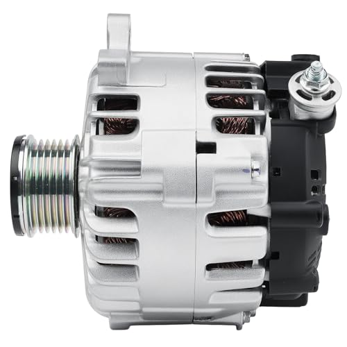 Alternator Replacement New 2.5L for Nissan 2007-2012 Altima, 2007 2008 2009 2010 2011 2012 Sentra, 2011-2013 Rogue, 2014 2015 Rogue Select L4, 400-40102 AL2407X 23100-JA02A AVA0074 TG12C032