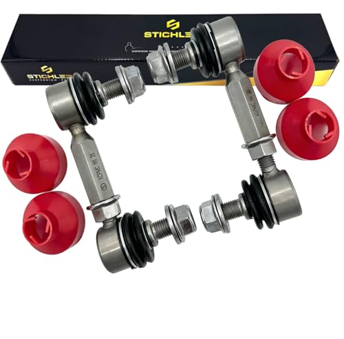 3.74-4.52'' 95-115 M10 Front Universal Heavy Duty(HD) Adjustable Aluminium Sway Bar Links Kit Replace OEM, Fit Most Cars Trucks SUVs Off-Road Vehicles Racing Specialty Use - size: 95-115 M10 Front