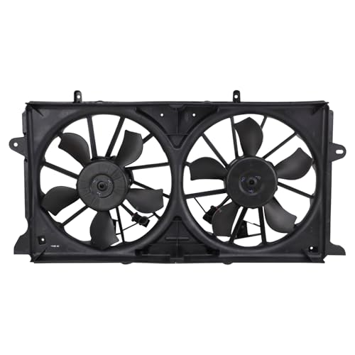 TRQ Radiator Dual Cooling Fan Assembly - style: RFA80247