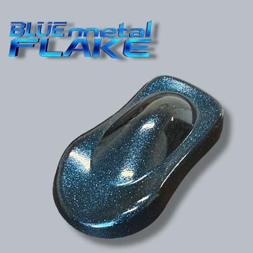 LiME LiNE Blue Metal Flake Midcoat Automotive Grade Sparkle Spray Paint - No Equipment Needed - Finish with 2K Clearcoat - color: Blue