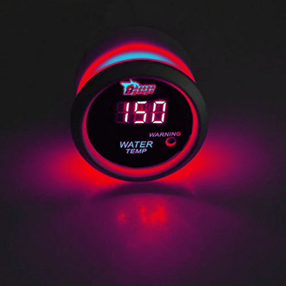 ESUPPORT Car 2" 52mm Digital Water Temp Gauge Temperature Meter Kit - color: Water Temp Gauge