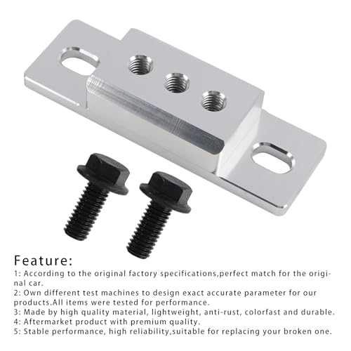 Bruce & Shark Aluminum Transmission Mount 551404 Fit for GM TH350 TH400 700R4 T56, 4L60E 4L65E 4L70E 4L80E 4L85E, 6L80E 6L90E, TR6060 2004R Powerglide Muncie 4 Speed