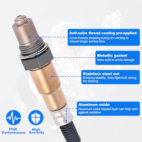 250-24672 250-25040 O2 Oxygen Sensor Upstream Downstream Set of 2, 02 Sensor for Audi for A4 for A5 for A6 Quattro for Allroad for Q5