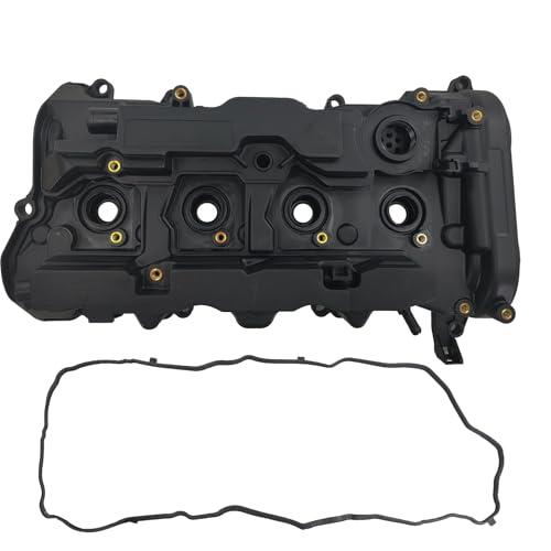 12310RPYGO1 Engine Valve Cover with Gasket & Tube Plug Seal – Compatible with 2016-2024 Honda Civic 2.0L, 2018-2022 Honda Accord 2.0L, 2023-2024 HR-V 2.0L – Replaces 123105BAA01 - color: 2016-2024 Honda Civic