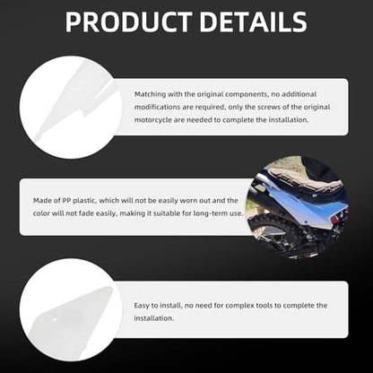 Plastics Fairing Fender Kit for Dirt Bike Hawk 250 - color: Black