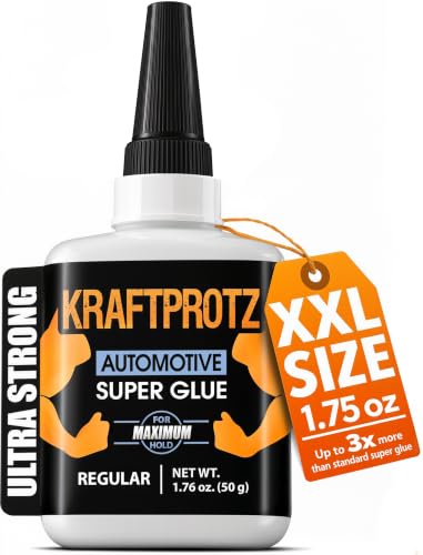 Automotive Super Glue Liquid 1.75 oz - Car Interior Instant Adhesive - style: LIQUID 1.76 Fl.Oz.