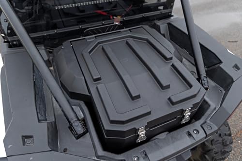 Rough Country Rear Bed Cargo Box for 2024 Polaris RZR XP 1000 - Fits 2/4 Seater, 28 GAL,Waterproof, UV & Scratch Resistant, Lockable