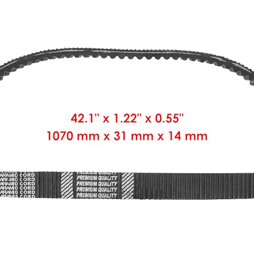 Caltric Aramid Clutch Drive Belt Compatible with Polaris Ranger 570 2014-2021/570 FS 2015-2025 3211169