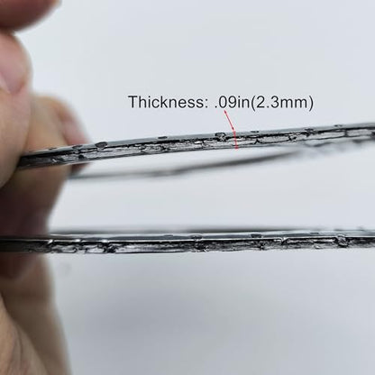 2.5 Inch Exhaust Gasket 3-Bolt 63.5mm Flange High Temperature Graphite - size: 2.5 in