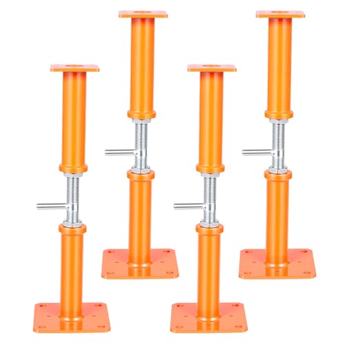 4PCS House Jacks for Leveling Crawlspace 12''-22''Adjustable Support Jack - size: 12''-22''