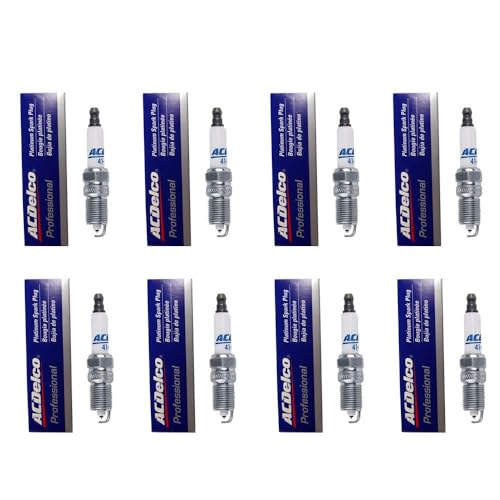 ACDelco 41-962 Professional Platinum Spark Plug, (8)