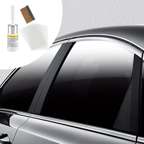 Windshield Crack Repair Fluid Car Glass Windshield Crack Chip Nano Repair - color: White