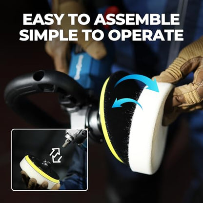 Dong Cheng 20V Brushless Cordless Polisher Kit, 6" Pad, 1 x 4.0Ah Battery