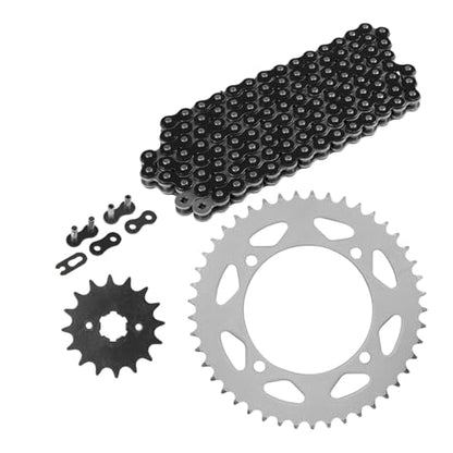 Replacement for Black Drive Chain and Sprocket Kit for Yamaha XV250 V-Star 250 2008-2018 Mod-C26C-58499