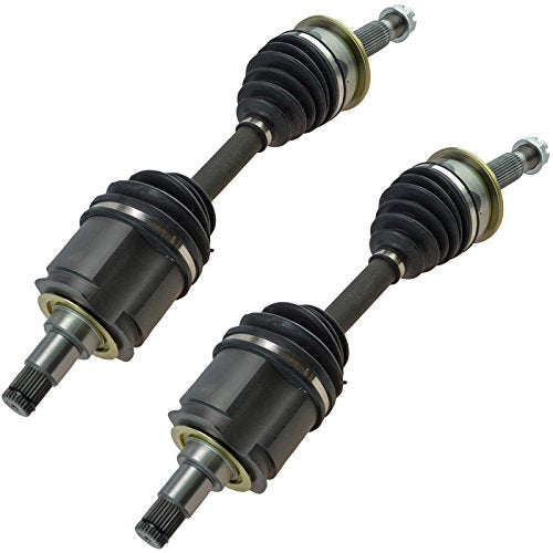 TRQ Front 2 Piece CV Axle Shaft Assembly Set - style: CSA82466