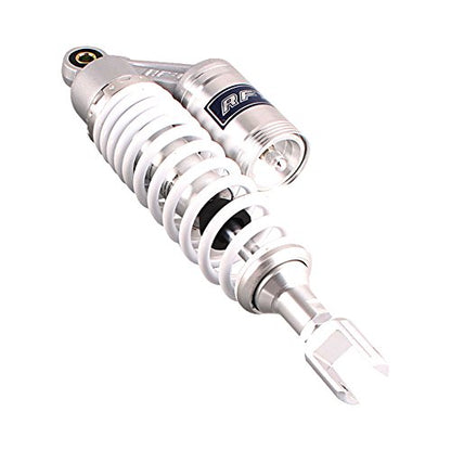 320mm Pair Rear Motorcycle Shock Absorbers Suspension Eye to Clevis Universal for Kawasaki Honda Yamaha Suzuki - color: 320mm White