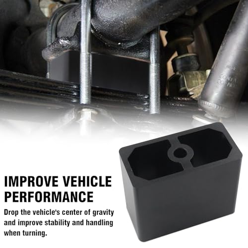 4 Inch Universal Billet Aluminum Leaf Spring Lowering Block Kit - size: 4 Inch