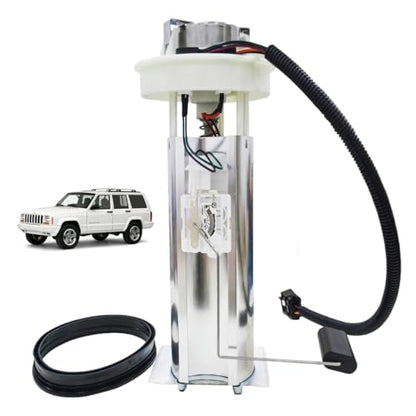 Electric Fuel Pump Assembly with Sending Unit FIT 1997, 1998, 1999, 2000, 2001 Jeep Cherokee 2.5L L4 & 4.0L L6 Gas – Replace OE# E7121MN, P75040M, SP7121M, FG1076, 4874173AB, 5012953AC - color: E7121MN