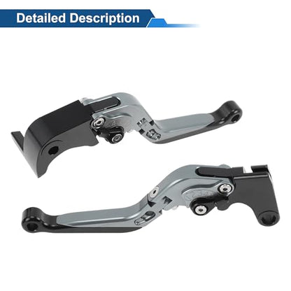 YZF-R7 Brake Clutch Levers for Yamaha 21-25 6 Position - color: Titanium Handle Black End