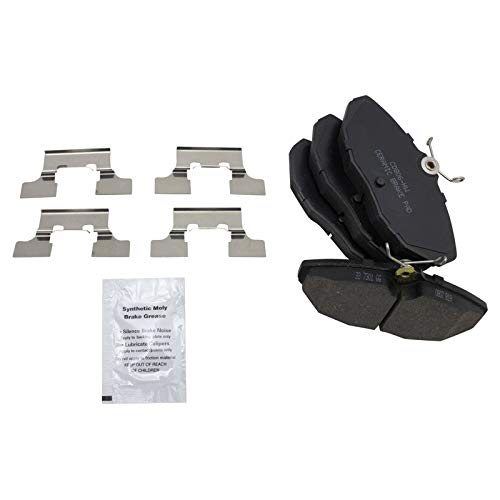 TRQ Front and Rear Ceramic Brake Pad and Rotor Set - style: BKA11254