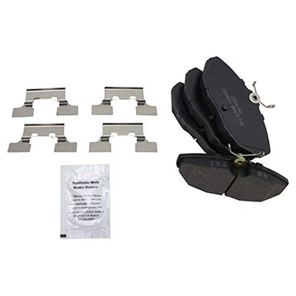 TRQ Front and Rear Ceramic Brake Pad and Rotor Set - style: BKA11254