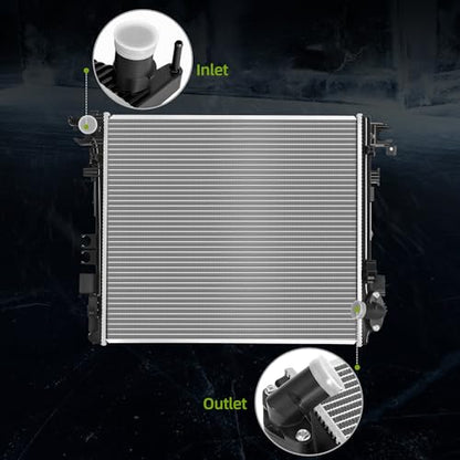 AUTOSAVER88 Radiator Compatible with 2018-2023 Jeep Wrangler JL - style: 18-22 Wrangler JL & 20-22 Gladiator