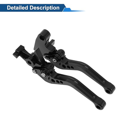 Short Brake Clutch Levers for Triumph Tiger 800 XC/XCX 2015-2018 - color: Black