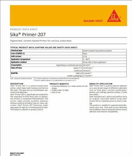 SIKA 207 AGR One Step Automotive Urethane Primer 100ml