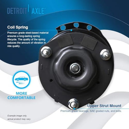 Detroit Axle - Front Steering Knuckles Struts for 06-07 Toyota Highlander - size: 4QU48630/ Big strut kit