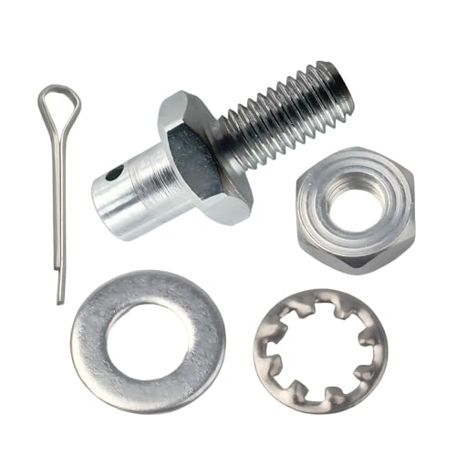Throttle Cable Adapter Stud Kit #8009 for 1977-Later Chevrolet Steel-Built, Complete with Nut, Washers, and Cotter Pin