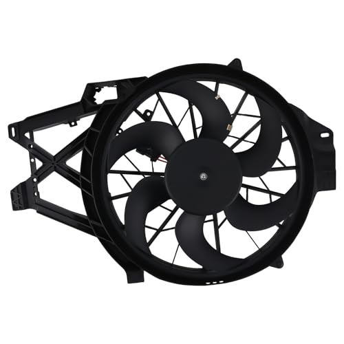maXpeedingrods Engine Radiator Cooling Fan Assembly for Ford Mustang V6 3.8L 1999-2004, for Ford Mustang V6 3.9L 2004 Replace # 1R3Z8C607CA, 3R3Z8C607A - size: 1R3Z8C607CA