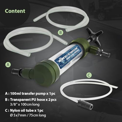 FIRSTINFO Taiwan Multi-Use Siphon Oil Fuel Transfer Pump