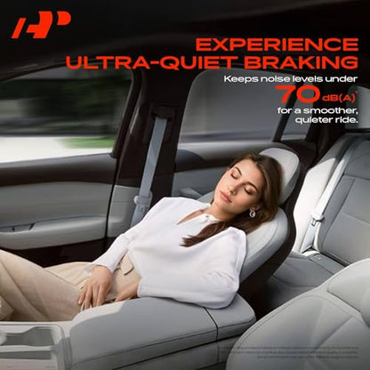 A-Premium 10.24 inch (260mm) Rear Drilled and Slotted Disc Brake Rotors - style: Rear Drilled and Slotted