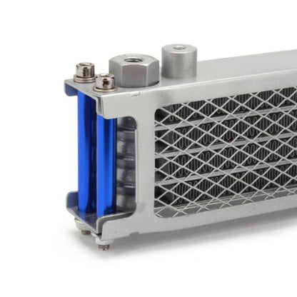 Motorcycle Oil Cooler Cooling Radiator Engine Kit Universal for CRF XR KLX 50 70 90 110 125 140cc SSR Taotao Coolster Kayo Apollo Dirt Pit Bike ATV Blue - color: Blue