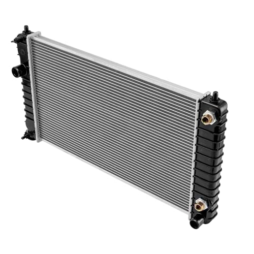 PHILTOP Core Radiator Compatible with 1996-2003 S10 4.3L, 1996-2005 Blazer 4.3L, 1996-2003 Sonoma 4.3L, 1996-2001 Jimmy 4.3L, Hombre 4.3L Engine Oil Cooler Included（Only for manual transmissions） - size: S10, Blazer, Jimmy, Sonoma, Hombre