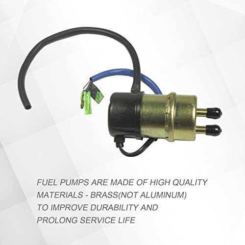 Electric Fuel Pump 12v (8mm In/Outlet) Compatible with Kawasaki Mule 3000 3010 3020 2520 2500 2510 1000 Repalce 49040-1055 KAF620 KF620