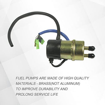 Electric Fuel Pump 12v (8mm In/Outlet) Compatible with Kawasaki Mule 3000 3010 3020 2520 2500 2510 1000 Repalce 49040-1055 KAF620 KF620