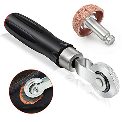 2Pcs Tire Repair Patch Tools, Strong Tire Patch Roller Kit/Repair Buffing Wheel for Air Buffer, Grinding