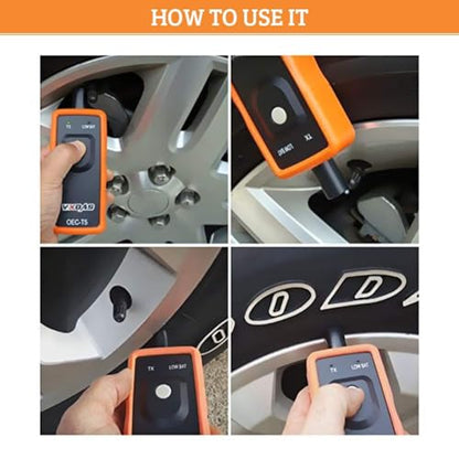 VXDAS TPMS Relearn Tool Only for GM Vehicles (2006-2024 Chevy/Buick/GMC/Opel/Cadillac) Original Sensor with 315/433 MHz, Tire Sensors Pressure Monitor System Reset Tool OEC-T5-2025 Edition