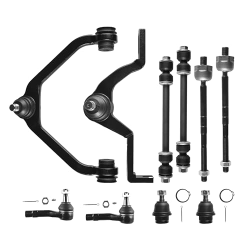 Front Upper Lowe Suspension Kit Control Arm Ball Joint Sway Bar Tie Rod Fit for 1998-2001 FORD EXPLORER RANGER 1998-2009 MAZDA B2500 B3000 B4000 1998-2001 MERCURY MOUNTAINEER-10PCS - style: 10pcs; Fit 2Pc Design,Front Torsion Bar
