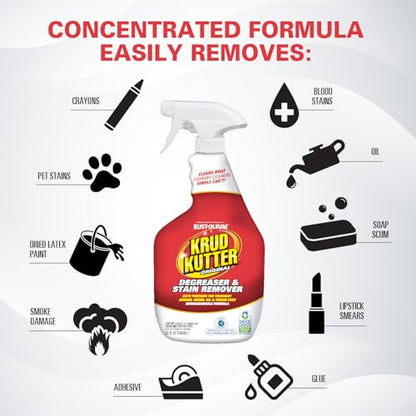 Krud Kutter Original Cleaner Degreaser Spray, 32 oz - size: 32 Fl Oz (Pack of 1)