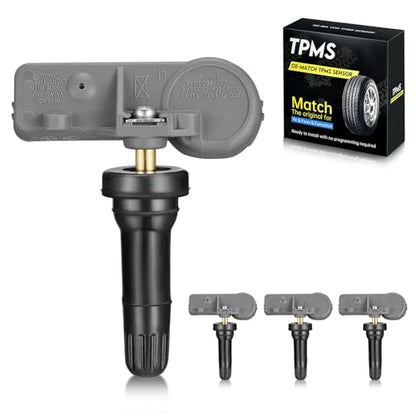 BDFHYK 315MHz TPMS Sensor Compatible with Chevy GMC Buick, Compatible with Cadillac Pontiac SAAB, Tire Pressure Monitoring System (TPMS) Sensors Replace# 13586335, 13581558, 15922396 Gray 4pcs - style: 22853741