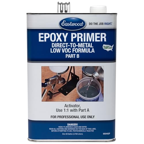 Eastwood Epoxy Primer Black Autobody Paint and Activator - 2 Gallon Kit - color: Black, size: 256 Ounce (Pack of 1)