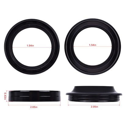 Fork Seal Kit 39x52x11mm for Harley Sportster/Dyna & Honda/Suzuki 1979-2020 - size: 39*52*11