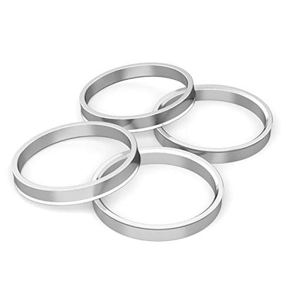 StanceMagic Aluminum Hubcentric Rings 57.1mm to 56.1mm, Pack of 4 - size: 56.1mm ID to 57.1mm OD