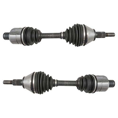 TRQ Front 2 Piece CV Axle Shaft Assembly Set - style: CSA72779