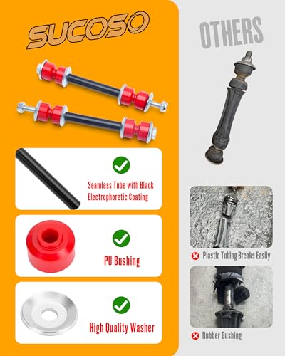 Sway Bar Link for 2007-2018 Chevy Silverado GMC Sierra 1500,Stabilizer Link - size: 2007-2018 Silverado Sierra 1500